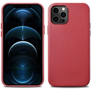 Hurtownia GSM - Etui iCarer Case Leather MagSafe Apple iPhone 12 mini czerwony - ICR273 - {ean13} - Hurt