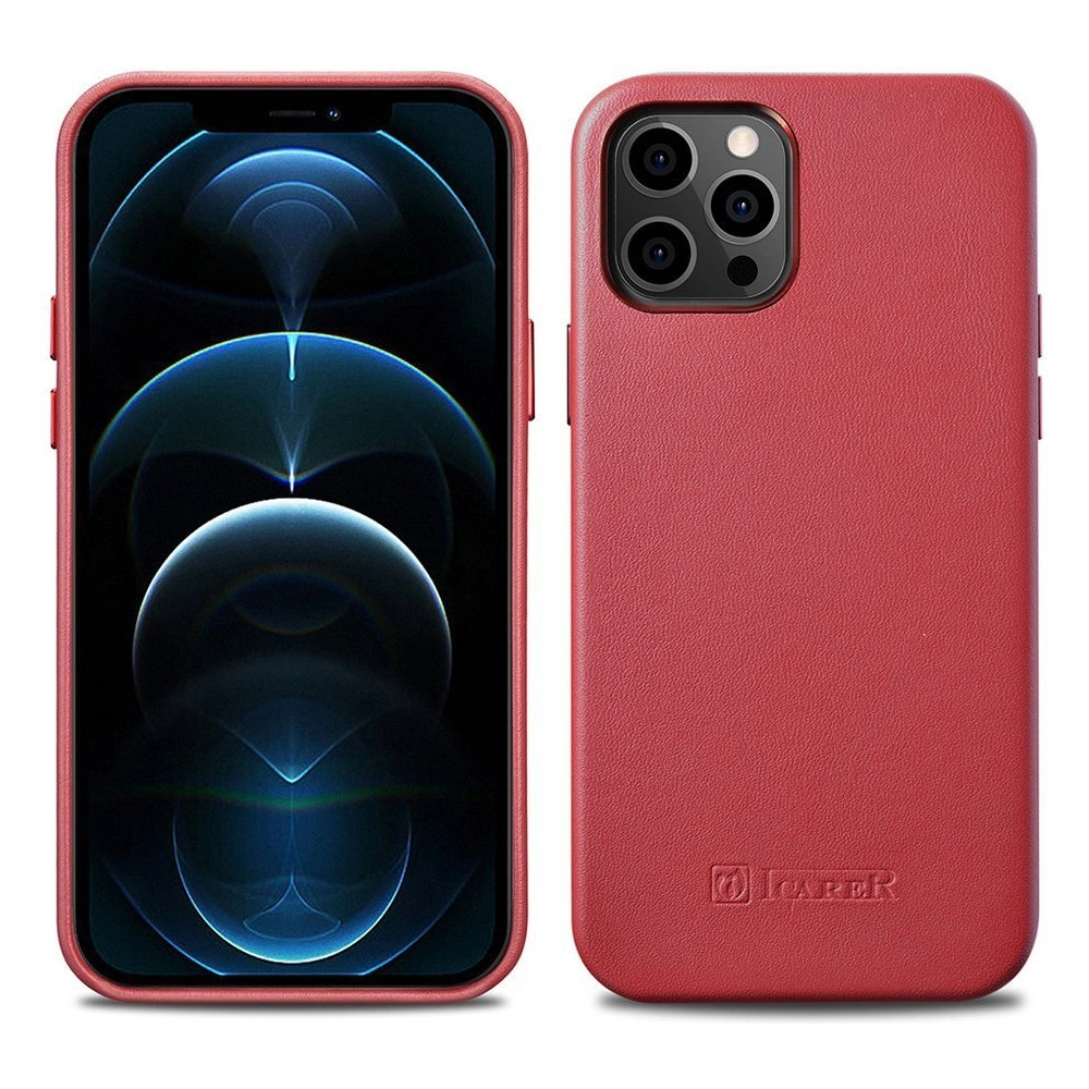 Hurtownia GSM - Etui iCarer Case Leather MagSafe Apple iPhone 12 mini piros - ICR273 - {ean13} - Hurt