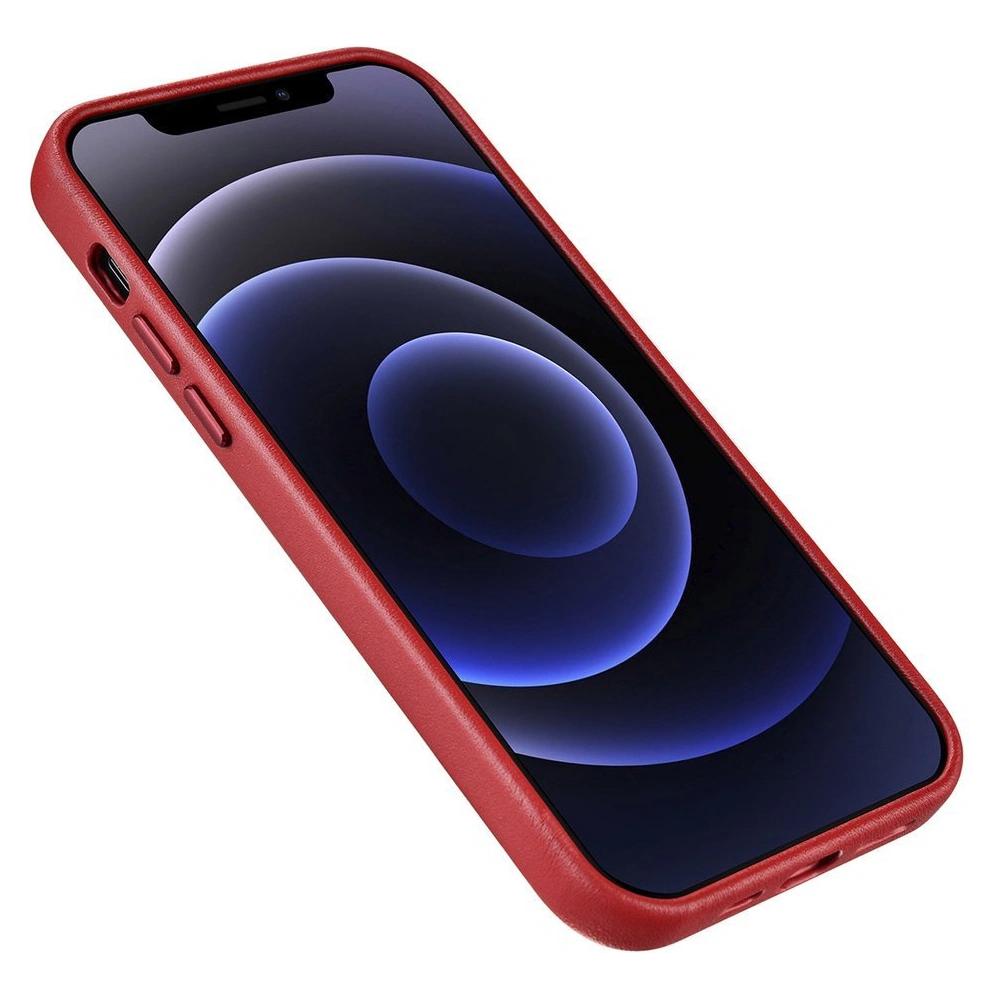 Hurtownia GSM - Case iCarer Case Leder MagSafe Apple iPhone 12 mini rot - ICR273 - {ean13} - Hurt