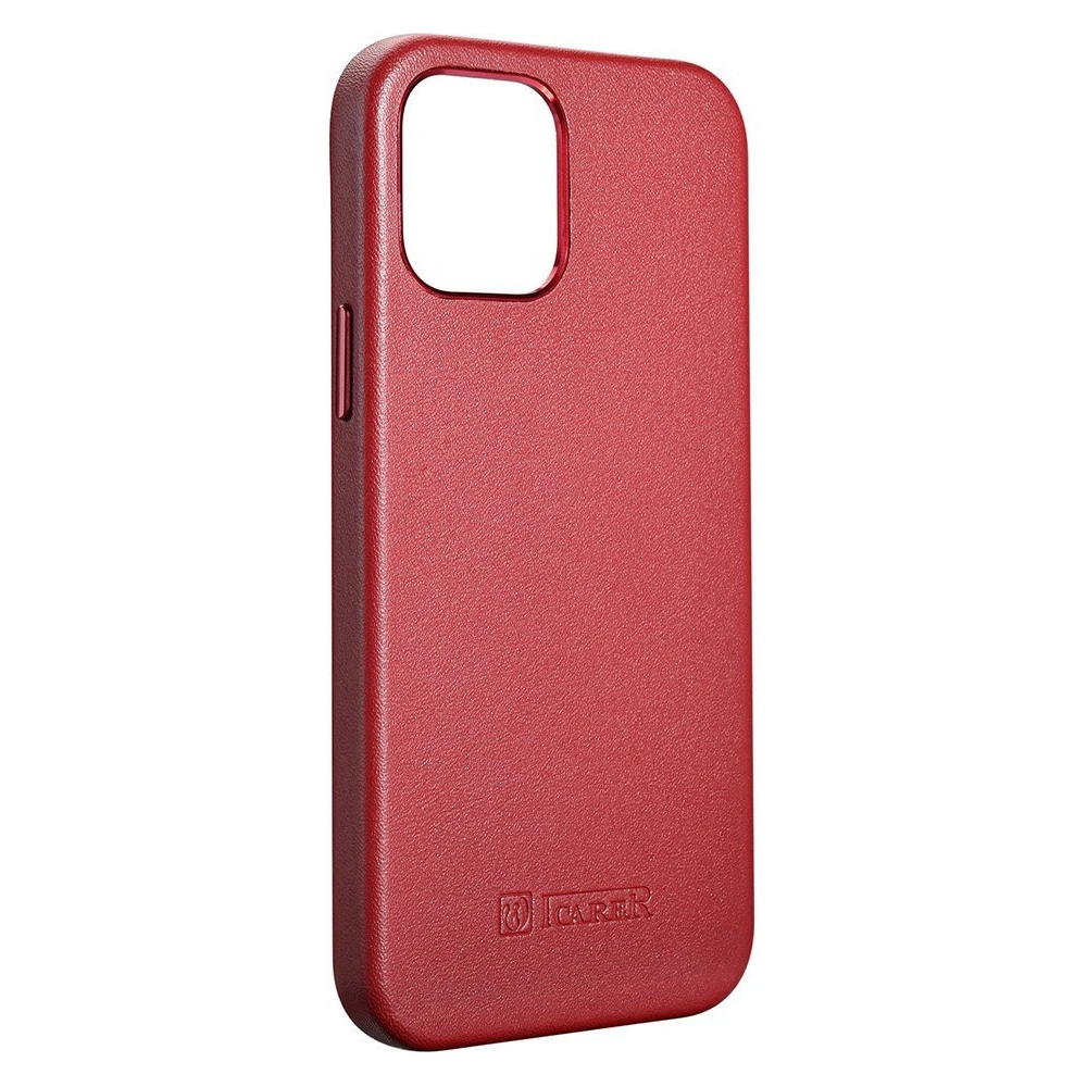Hurtownia GSM - Etui iCarer Case din piele MagSafe Apple iPhone 12 mini roșu - ICR273 - {ean13} - Hurt