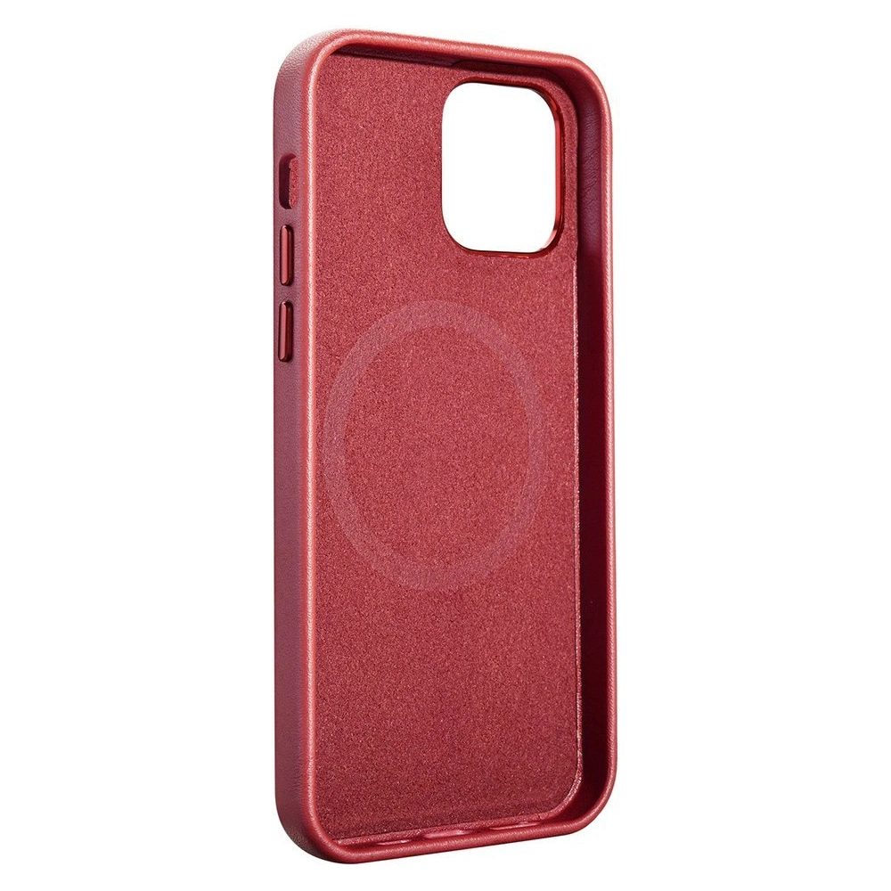 Hurtownia GSM - Etui iCarer Case din piele MagSafe Apple iPhone 12 mini roșu - ICR273 - {ean13} - Hurt