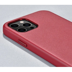 Hurtownia GSM - Case iCarer Case Leder MagSafe Apple iPhone 12 mini rot - ICR273 - {ean13} - Hurt