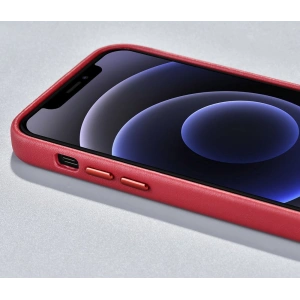 Hurtownia GSM - Case iCarer Case Leder MagSafe Apple iPhone 12 mini rot - ICR273 - {ean13} - Hurt