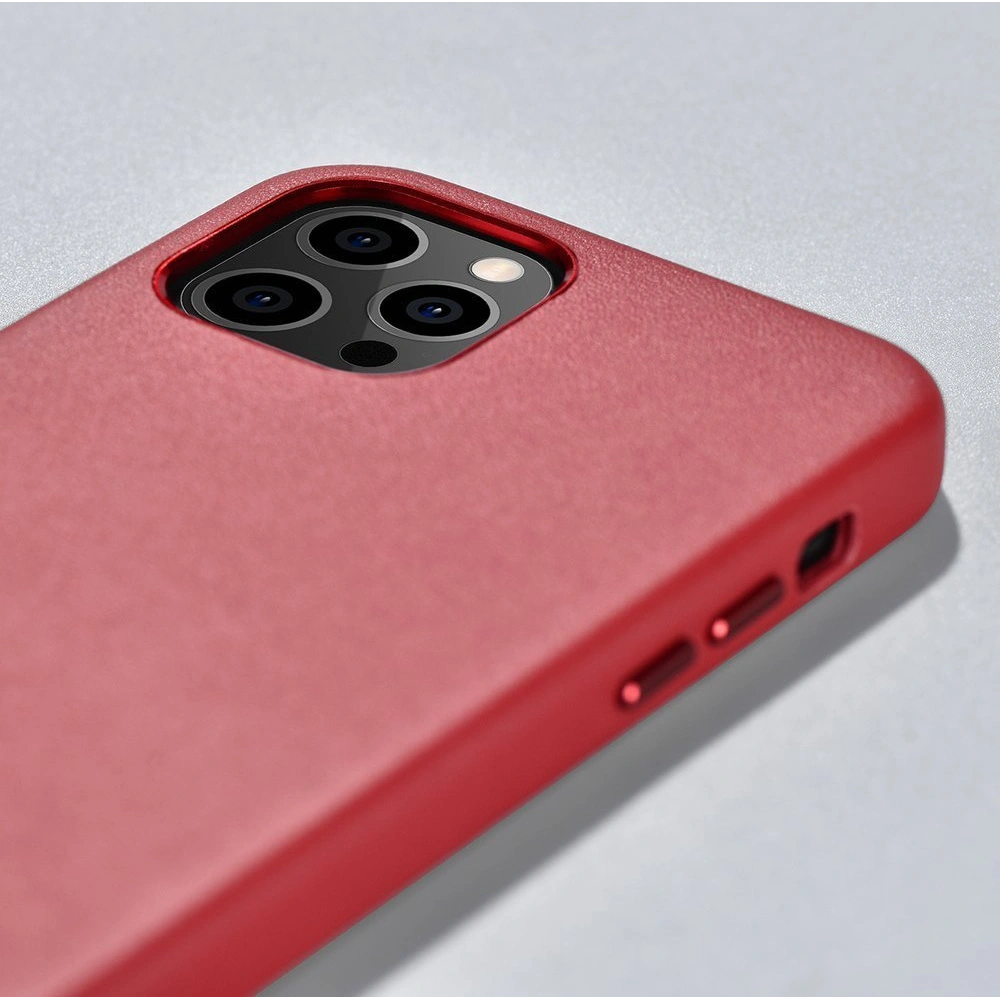 Hurtownia GSM - Etui iCarer Case din piele MagSafe Apple iPhone 12 mini roșu - ICR273 - {ean13} - Hurt