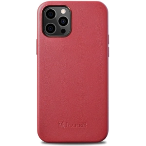 Hurtownia GSM - Etui iCarer bőr MagSafe Apple iPhone 12 Pro Max piros - ICR274 - {ean13} - Hurt