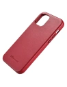 Hurtownia GSM - Etui iCarer Case Leather MagSafe Apple iPhone 12 Pro Max červená - ICR274 - {ean13} - Hurt