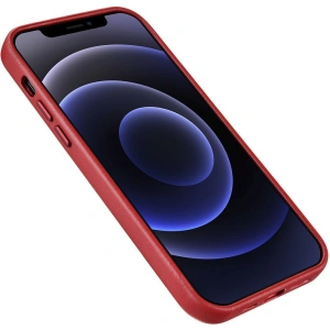 Hurtownia GSM - Etui iCarer bőr MagSafe Apple iPhone 12 Pro Max piros - ICR274 - {ean13} - Hurt