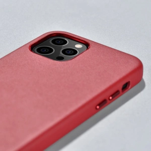 Hurtownia GSM - Etui iCarer Case Leather MagSafe Apple iPhone 12 Pro Max czerwony - ICR274 - {ean13} - Hurt