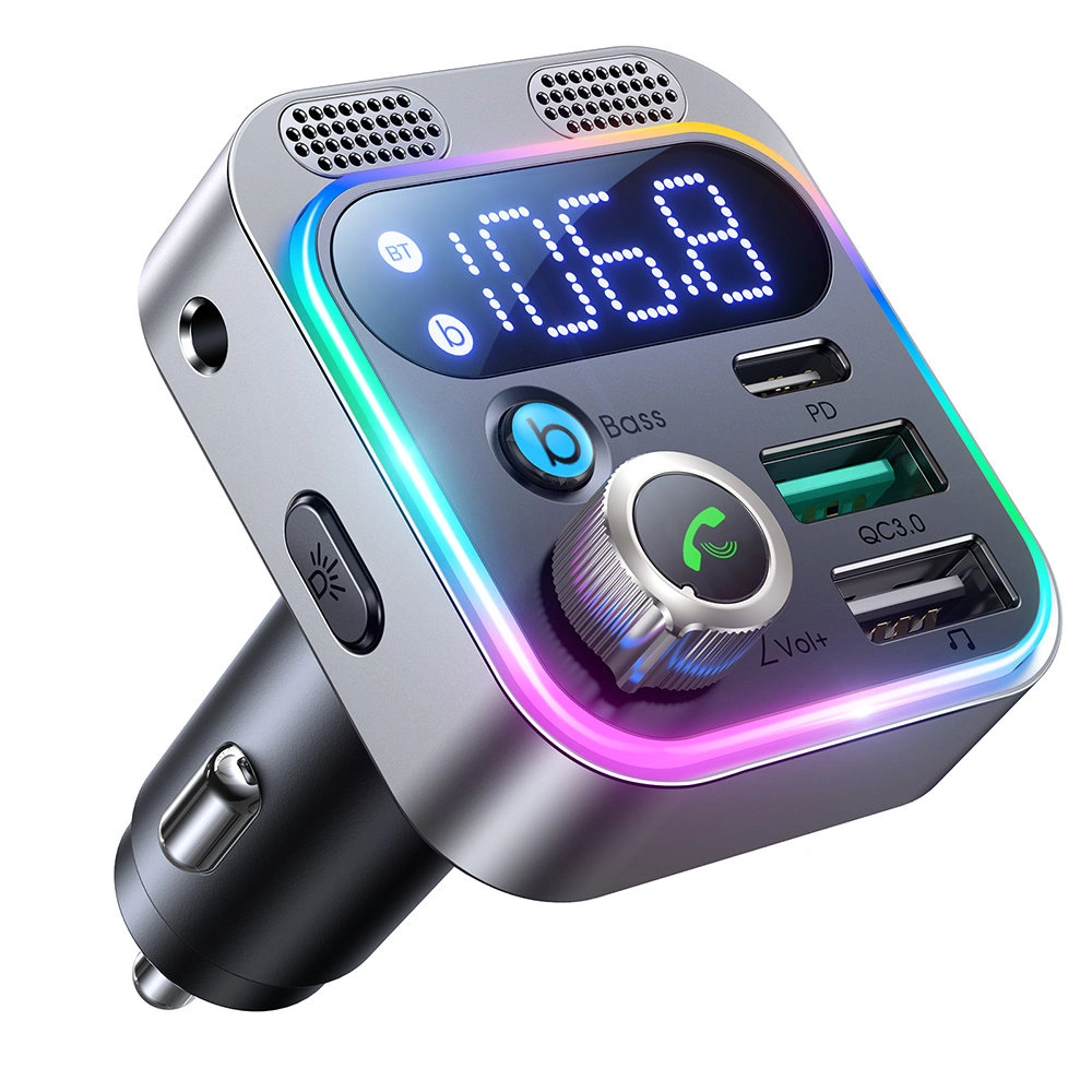 Wholesale Joyroom FM transmitter/car charger 48W PPS/PD/QC3.0 black (JR-CL16) - JYR566 - {ean13} - Hurt