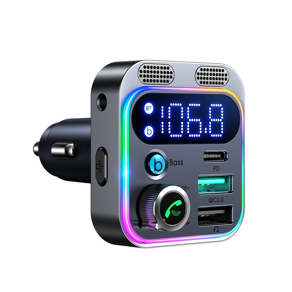 Wholesale Joyroom FM transmitter/car charger 48W PPS/PD/QC3.0 black (JR-CL16) - JYR566 - {ean13} - Hurt