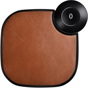 Hurtownia GSM - Ładowarka bezprzewodowa iCarer Leather 2w1 Qi 10W do telefonu i Apple Watch brązowy - ICR276 - {ean13} - Hurt