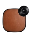 Bezdrátová nabíječka iCarer Leather 2w1 Qi 10W pro telefon a Apple Watch hnědá