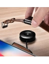 Hurtownia GSM - Vezeték nélküli töltő iCarer bőr 2w1 Qi 10W telefonhoz és Apple Watch-hoz barna színben - ICR276 - {ean13} - Hurt
