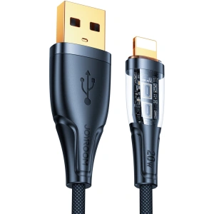 Hurtownia GSM - Kabel Joyroom Smart Power-Off USB-A/Lightning 2.4A 1.2m czarny (S-UL012A3) - JYR570 - {ean13} - Hurt