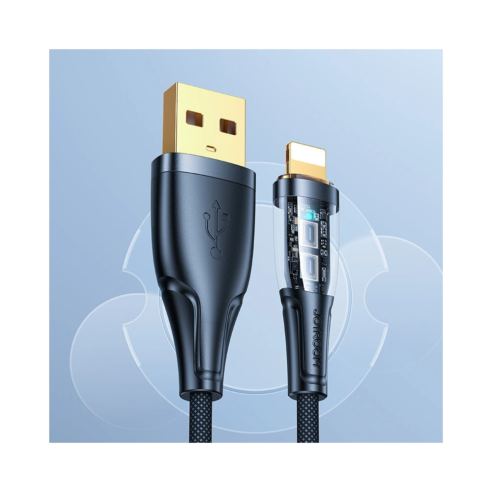 Hurtownia GSM - Kabel Joyroom Smart Power-Off USB-A/Lightning 2.4A 1.2m schwarz (S-UL012A3) - JYR570 - {ean13} - Hurt