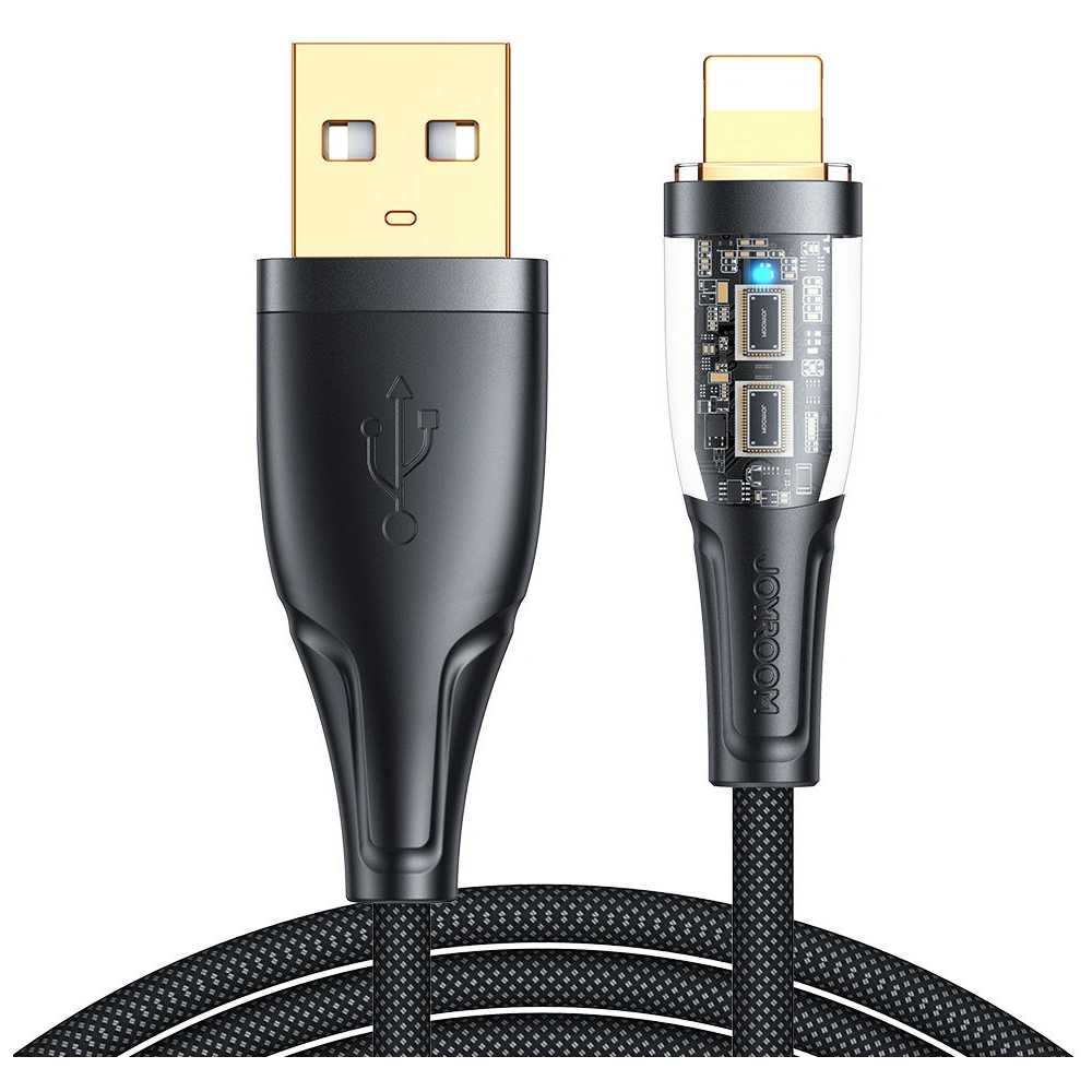 Hurtownia GSM - Kabel Joyroom Smart Power-Off USB-A/Lightning 2.4A 1.2m schwarz (S-UL012A3) - JYR570 - {ean13} - Hurt