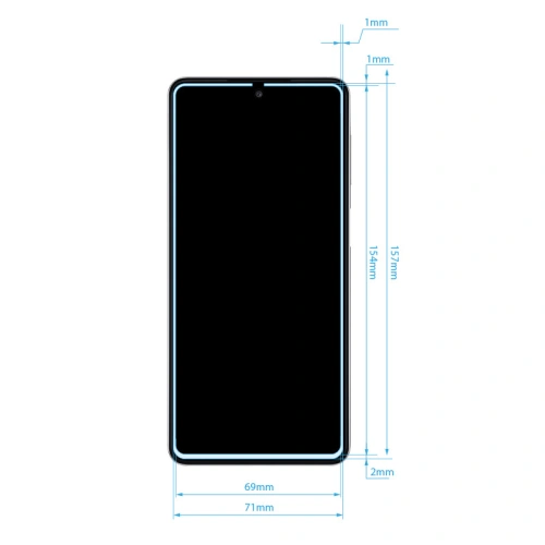 Szkło hybrydowe Crong 7D Nano Flexible Glass Samsung Galaxy M52 5G