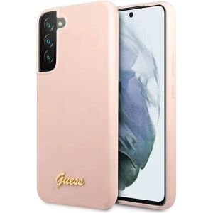 Hurtownia GSM - Etui Guess GUHCS23MLSLMGPP Samsung Galaxy S23+ Plus roz/roz hardcase Silicone Script Metal Logo - GUE2377 - {ean13} - Hurt