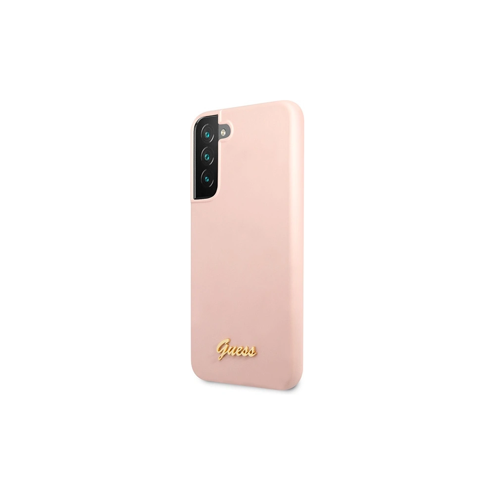 Hurtownia GSM - Etui Guess GUHCS23MLSLMGPP Samsung Galaxy S23+ Plus růžový/pink hardcase Silicone Script Metal Logo - GUE2377 - {ean13} - Hurt