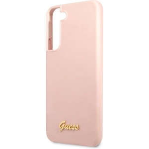 Hurtownia GSM - Etui Guess GUHCS23MLSLMGPP Samsung Galaxy S23+ Plus roz/roz hardcase Silicone Script Metal Logo - GUE2377 - {ean13} - Hurt
