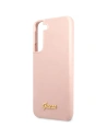 Hurtownia GSM - Etui Guess GUHCS23MLSLMGPP Samsung Galaxy S23+ Plus różowy/pink hardcase Silicone Script Metal Logo - GUE2377 - {ean13} - Hurt
