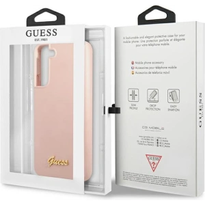 Hurtownia GSM - Etui Guess GUHCS23MLSLMGPP Samsung Galaxy S23+ Plus roz/roz hardcase Silicone Script Metal Logo - GUE2377 - {ean13} - Hurt