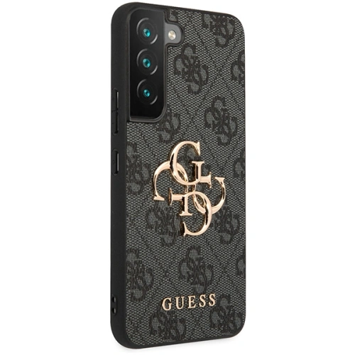 Etui Guess GUHCS23S4GMGGR Samsung Galaxy S23 szary/grey hardcase 4G Big Metal Logo