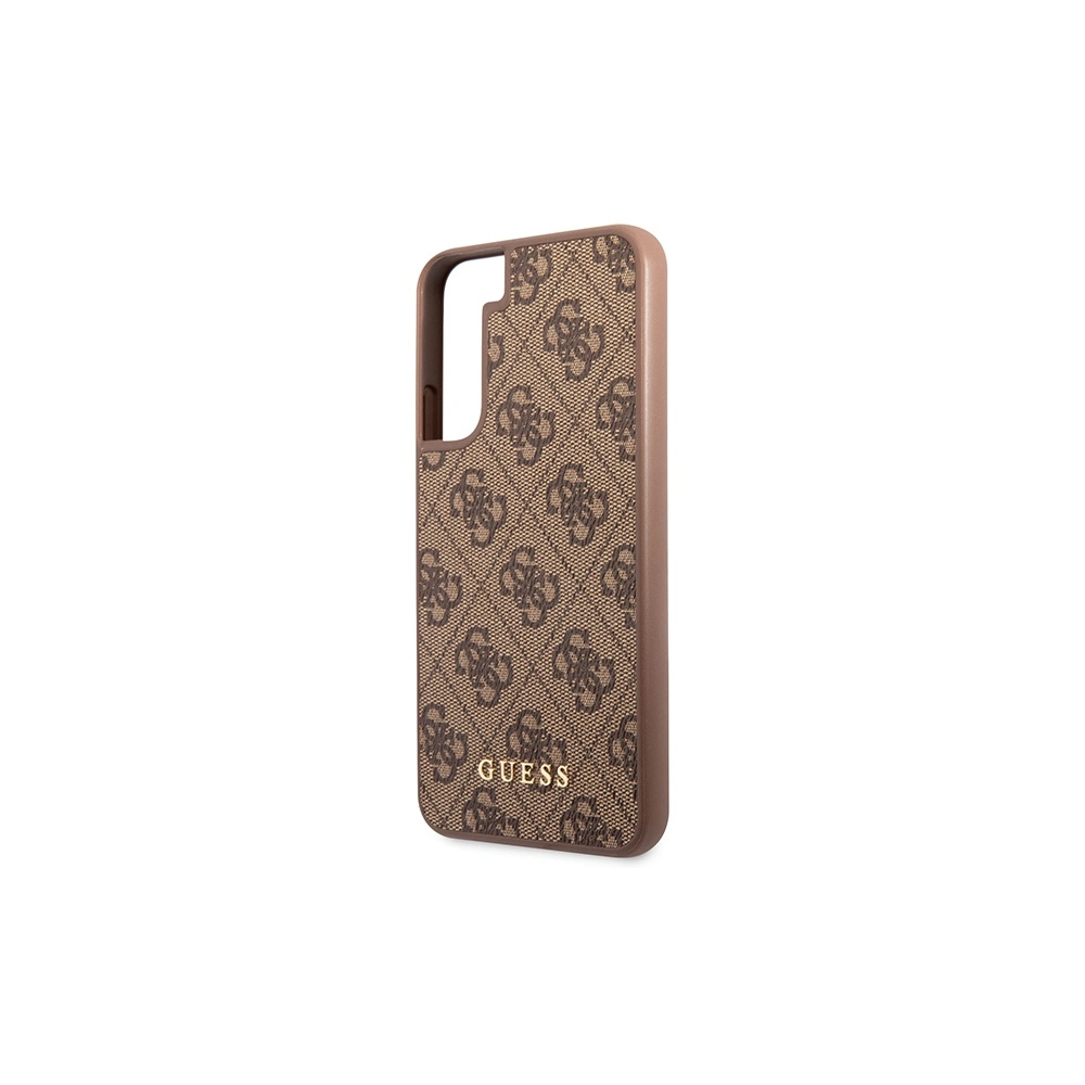 Hurtownia GSM - Etui Guess GUHCS23SG4GFBR Samsung Galaxy S23 hnědé/brown tvrdé pouzdro 4G Metal Gold Logo - GUE2381 - {ean13} - Hurt