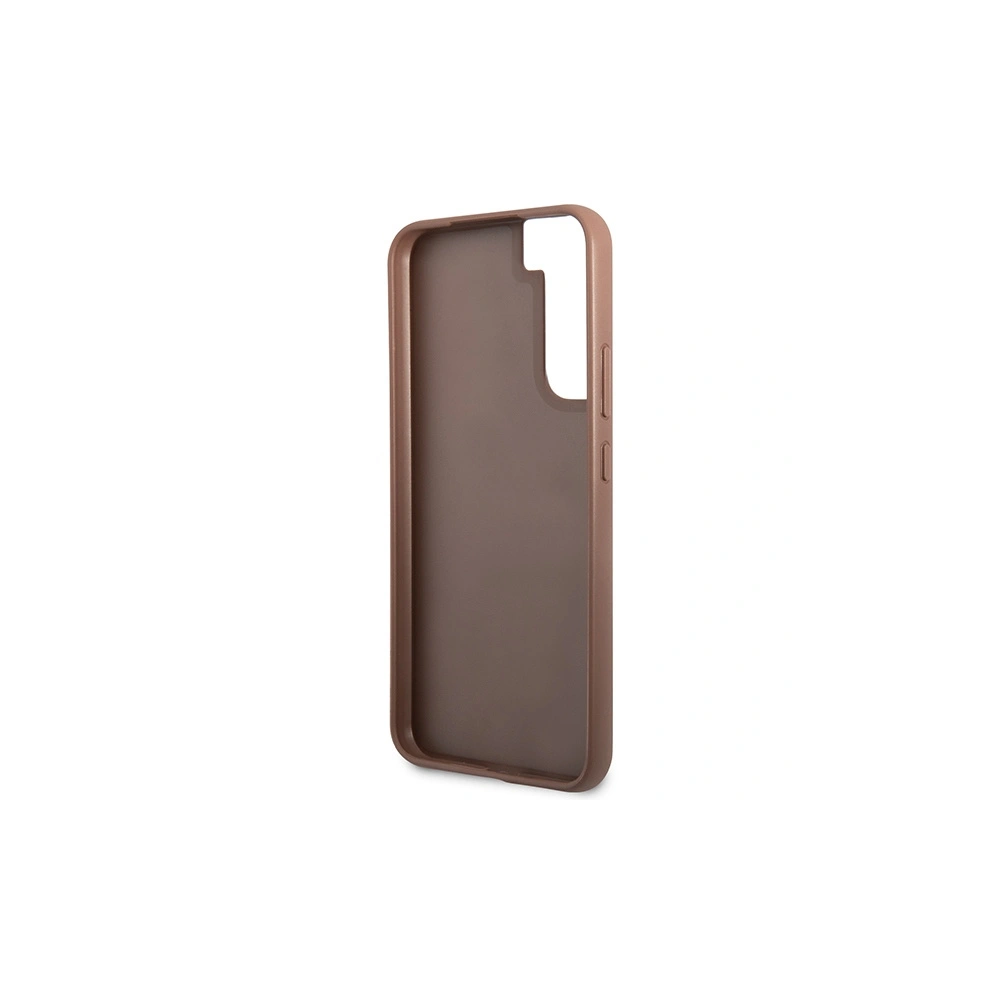 Hurtownia GSM - Etui Guess GUHCS23SG4GFBR Samsung Galaxy S23 hnědé/brown tvrdé pouzdro 4G Metal Gold Logo - GUE2381 - {ean13} - Hurt