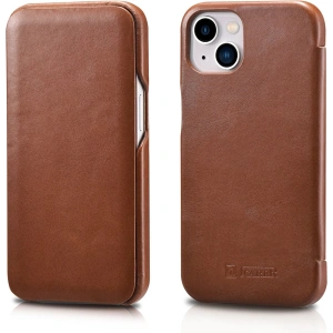 Hurtownia GSM - Etui iCarer Curved Edge Vintage Folio Apple iPhone 13 brązowy - ICR284 - {ean13} - Hurt