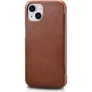 Hurtownia GSM - Etui iCarer Curved Edge Vintage Folio Apple iPhone 13 brązowy - ICR284 - {ean13} - Hurt