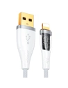 Cablu Joyroom Smart Power-Off USB-A/Lightning 2.4A 1.2m alb (S-UL012A3)