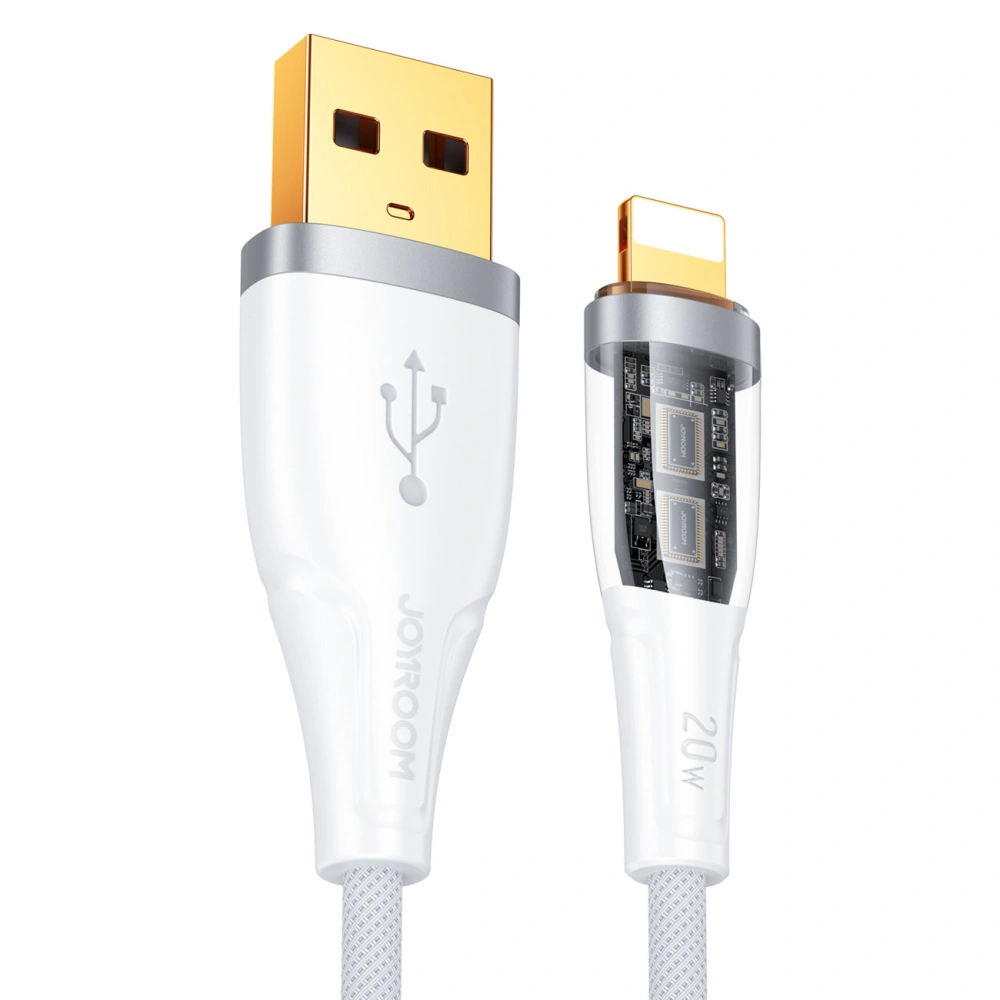 Hurtownia GSM - Kabel Joyroom Smart Power-Off USB-A/Lightning 2.4A 1.2m weiß (S-UL012A3) - JYR571 - {ean13} - Hurt