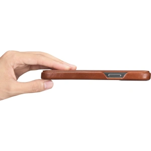 Hurtownia GSM - Etui iCarer Curved Edge Vintage Folio Apple iPhone 13 brązowy - ICR284 - {ean13} - Hurt