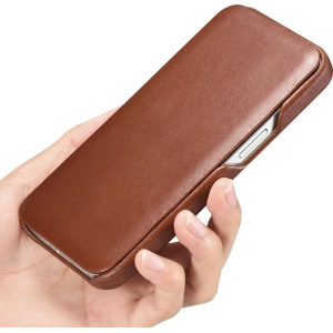 Hurtownia GSM - Etui iCarer Curved Edge Vintage Folio Apple iPhone 13 barna - ICR284 - {ean13} - Hurt