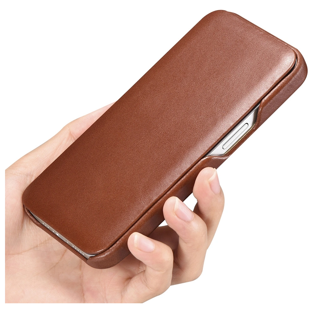 Hurtownia GSM - Etui iCarer Curved Edge Vintage Folio Apple iPhone 13 hnědý - ICR284 - {ean13} - Hurt