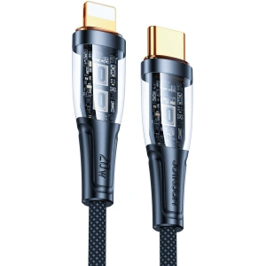 Kabel Joyroom Smart Power-Off USB-C/Lightning 20W 1.2m schwarz (S-CL020A3)