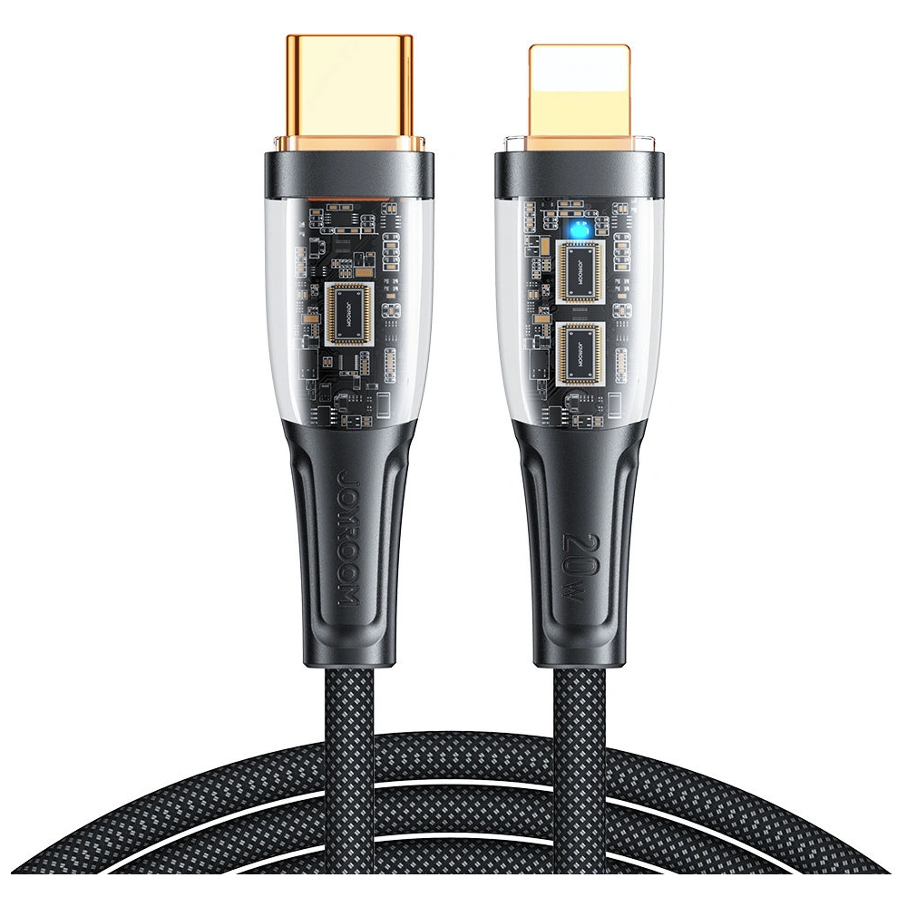 Hurtownia GSM - Kábel Joyroom Smart Power-Off USB-C/Lightning 20W 1.2m fekete (S-CL020A3) - JYR572 - {ean13} - Hurt