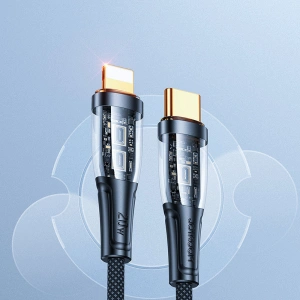 Kabel Joyroom Smart Power-Off USB-C/Lightning 20W 1.2m schwarz (S-CL020A3)