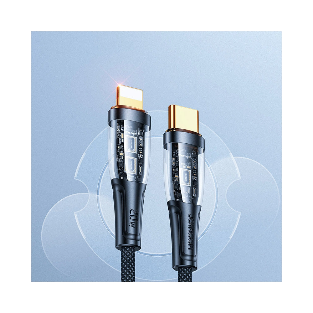 Hurtownia GSM - Kabel Joyroom Smart Power-Off USB-C/Lightning 20W 1.2m černý (S-CL020A3) - JYR572 - {ean13} - Hurt