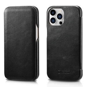 Hurtownia GSM - Etui iCarer Curved Edge Vintage Folio Apple iPhone 13 Pro fekete - ICR285 - {ean13} - Hurt