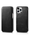 Etui iCarer Curved Edge Vintage Folio Apple iPhone 13 Pro czarny