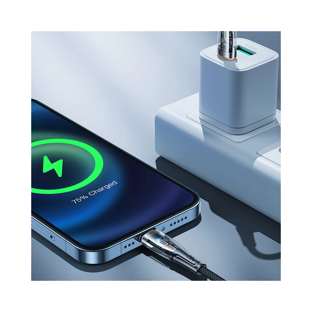 Hurtownia GSM - Kábel Joyroom Smart Power-Off USB-C/Lightning 20W 1.2m fekete (S-CL020A3) - JYR572 - {ean13} - Hurt