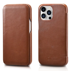 Hurtownia GSM - Etui iCarer Curved Edge Vintage Folio Apple iPhone 13 Pro brązowy - ICR286 - {ean13} - Hurt