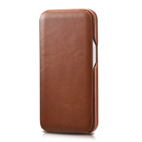 Etui iCarer Curved Edge Vintage Folio Apple iPhone 13 Pro brązowy