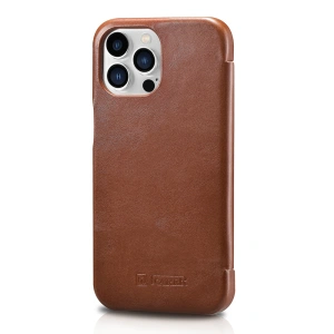Hurtownia GSM - Etui iCarer Curved Edge Vintage Folio Apple iPhone 13 Pro brązowy - ICR286 - {ean13} - Hurt