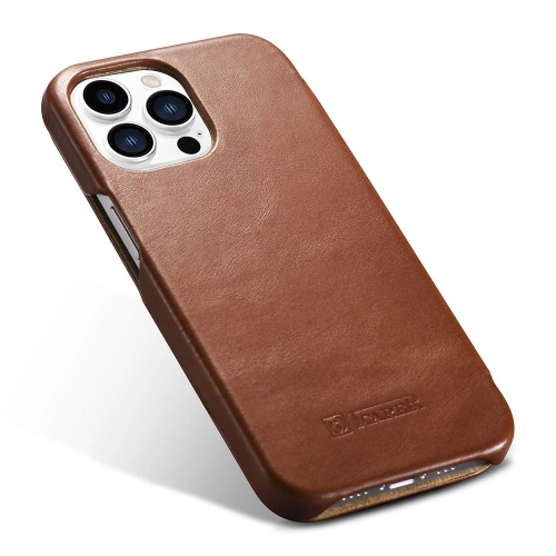 Etui iCarer Curved Edge Vintage Folio Apple iPhone 13 Pro brązowy