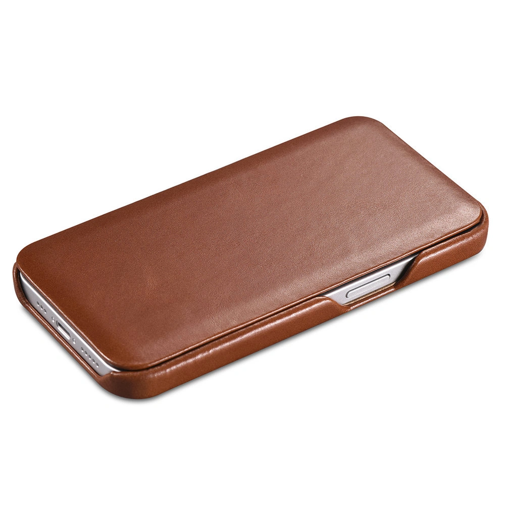 Hurtownia GSM - Etui iCarer Curved Edge Vintage Folio Apple iPhone 13 Pro brązowy - ICR286 - {ean13} - Hurt