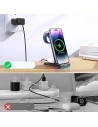 Wholesale Joyroom 3in1 wireless charger for iPhone, Watch, Airpods 15W stand black (JR-WQN01) - JYR574 - {ean13} - Hurt