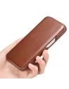 Hurtownia GSM - Etui iCarer Curved Edge Vintage Folio Apple iPhone 13 Pro brązowy - ICR286 - {ean13} - Hurt